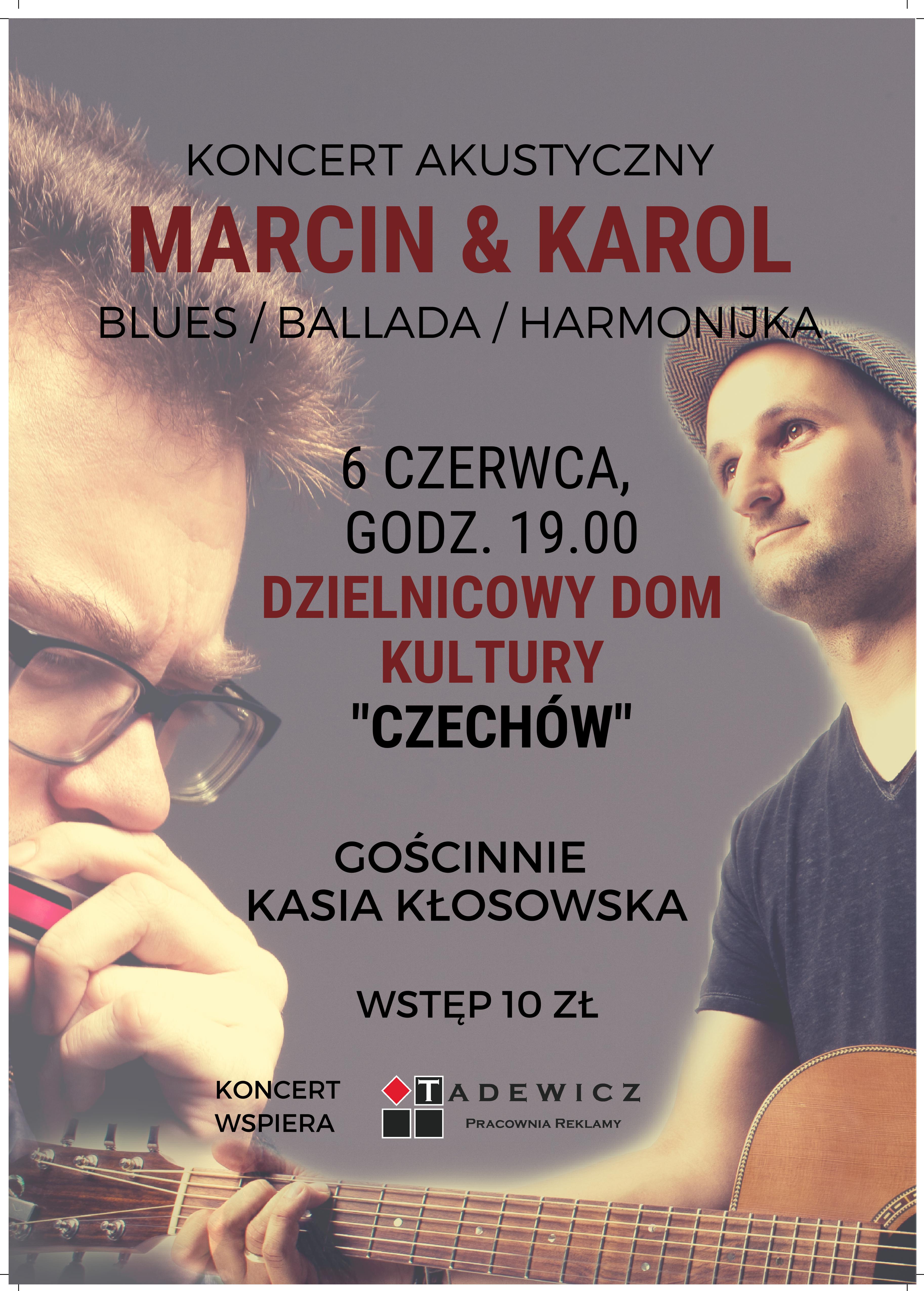 Koncert akustyczny „Marcin & Karol”