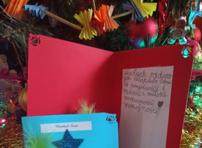 Rodzinne warsztaty kartek i życzeń świątecznych, grudzień 2020